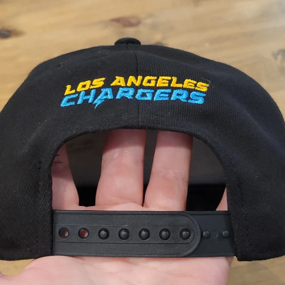 San Diego Chargers Hat Cap Snapback 9Fifty New Era Black Bolt Logo